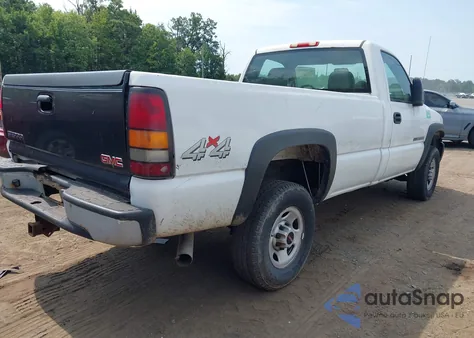 2005 GMC Sierra 2500Hd Work Truck z USA, uszkodzony, nr VIN 1GTHK24U75E134519